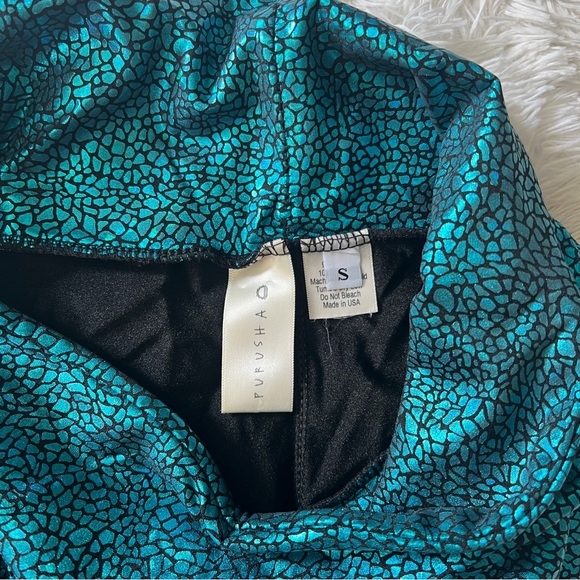 Mosaic Metallic Print Leggings - Picture 6 of 6